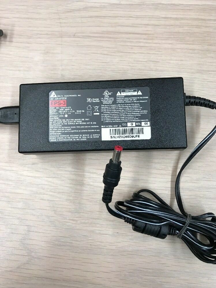*Brand NEW* Delta Electronics ADP-36KR Charger 12V DC 3A AC Adapter Power Supply